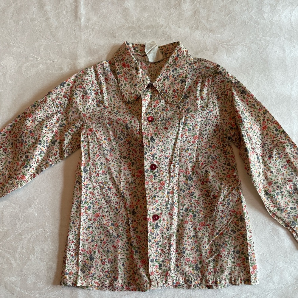 Floral Button-Up Shirt absorba age 12-18 mo